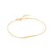 14kt Gold Solid Bar Bracelet